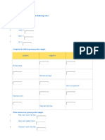 Write The Participle Forms of The Following Verbs.: 1. Make 2. Drink 3. Catch 4. Have 5. Sit