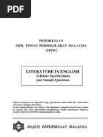 Download Sukatan Pelajaran Literature in English STPM by Kar Wai Ng SN27701715 doc pdf