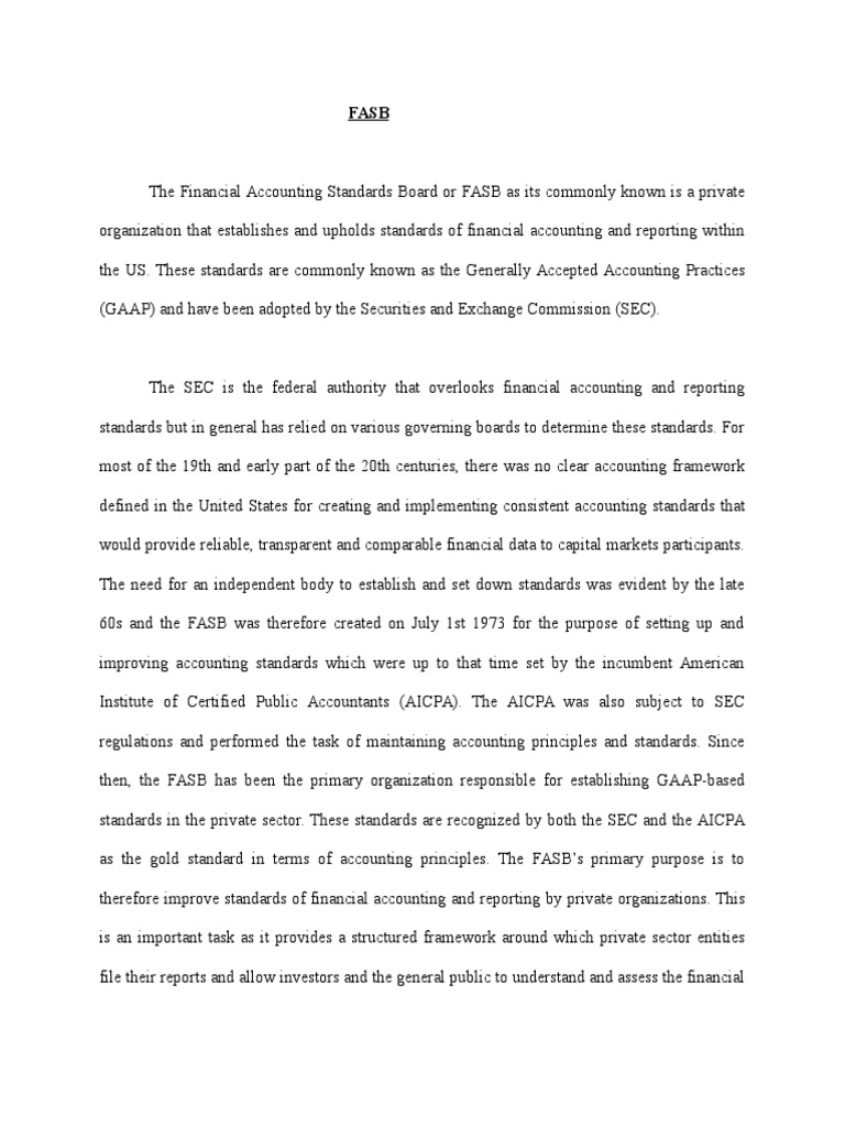 FASBFinancial Accounting Standards Board | PDF | Financial Accounting ...