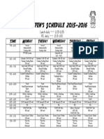 Geffenschedule 2015