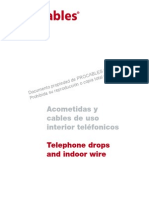 Catalogo-Acometidas y Cables de Uso Interior Telefonico