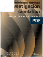 Metodologia Formal de La Investigacion Cientifica