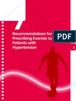 Hypertension and Exercise - Pocket Book