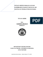 Implementasi Sistem Wireless Sensor: Network Berbasis Internet Protocol (Ip)