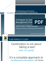 22 KRISTEL DataManagementCertificationProgram Short