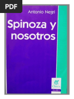 Antonio Negri - Spinoza y Nosotros