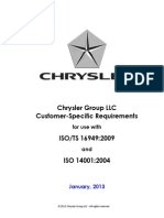 Chrysler Customer-Specific Requirements JAN 2013