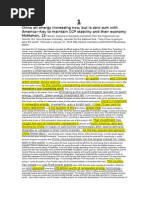 China Alt Energy Increasing Now, But Is Zero Sum With America-Key To Maintain CCP Stability and Their Economy Mcmahon, 13