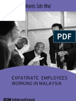 Expatriate Employees Working in Malaysia 30092006