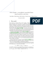 Example - Zero-Inflated, Generalized Linear Mixed Model For Count Data