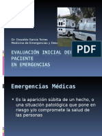 Evaluación Inicial Del Paciente