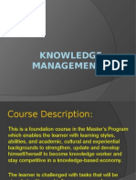 1knowledge Management Course Outline and Modules