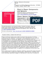 Power System Voltage Stability