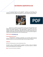 Curso de Fisioterapia Desportiva de Elite