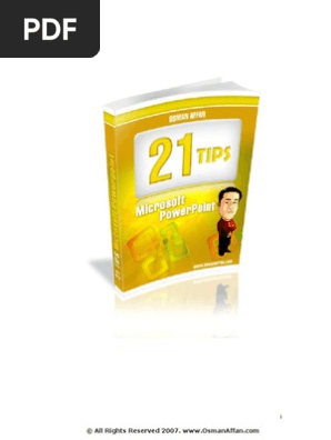 21 Tips Powerpoint Pdf