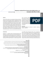 Anxiolytic Effect of Palmitone from Annona diversifolia