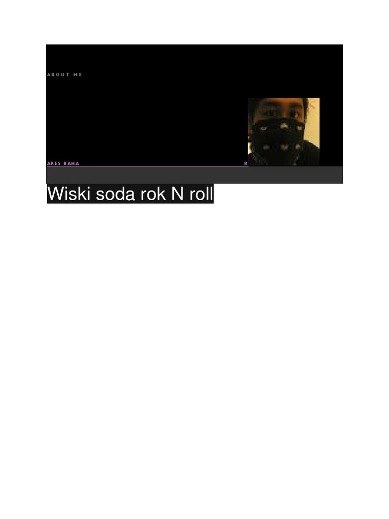 Wiski Soda Rok N Rol Pdf