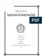 Download Makalah Psi Islam Pengaruh Kualitas Tidur Terhadap Prestasi Belajar by roenol singkrof SN27709071 doc pdf