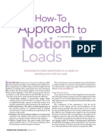 Notional Loads - How To Approach