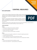 Scaffolding Control & Measures
