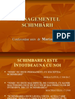 Managementul SchimbĂrii