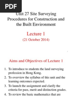 Download Site Surveying Lecture 1 PPT by hessian123 SN277117701 doc pdf