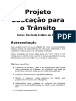 Projeto Educação Para o Trânsito