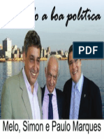 PMDB Porto Alegre Sebastião Melo Pedro Simon e Paulo Marques