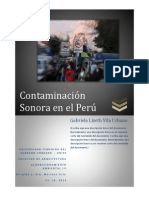 Contaminación Sonora en El Perú