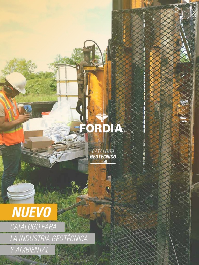 FORDIA Catalogo Geotechnico | PDF | Diamante | Aluminio