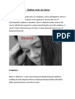 Indian View On Stress: Definition