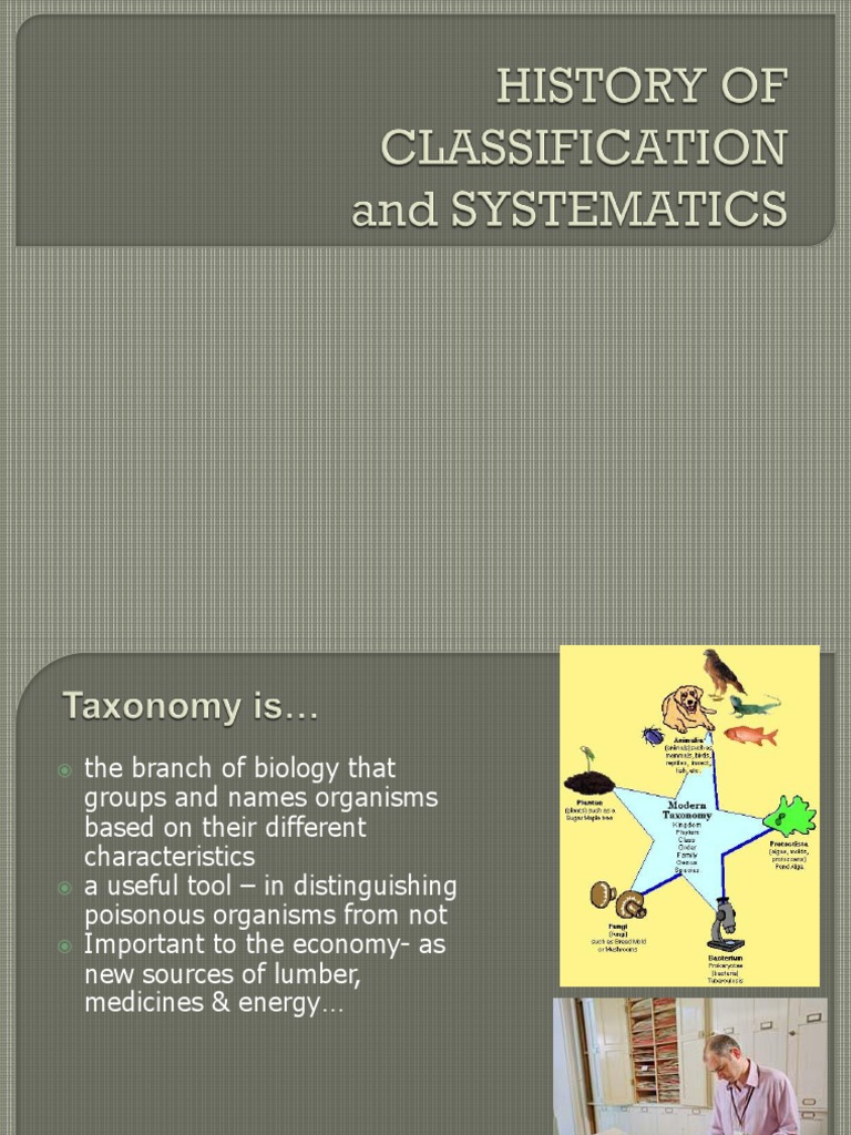 4 History of Taxonomy | PDF | Taxonomy (Biology) | Clade