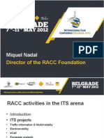 Miquel Nadal: Director of The RACC Foundation