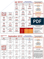 September Elementary School Menu