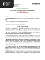 Legislación del Servicio Militar