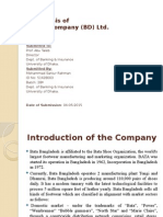 Ratio Analysis Of: Bata Shoe Company (BD) LTD