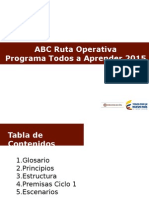 Ruta Operativa PTA