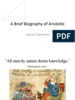 A Brief Biography of Aristotle