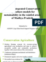 Study of Integrated Conservation Agriculture Models for Sustainability in Madhya Pradesh