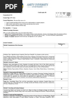 Amity Course Structurefor Data Strucutre 2015