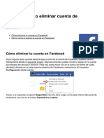 Darse de Baja o Eliminar Cuenta de Facebook 2320 Ndhjds