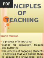 Principles OF Teaching