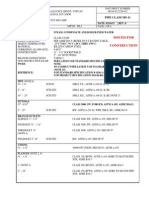 Issued For Construction: Pipe Class Ms-11