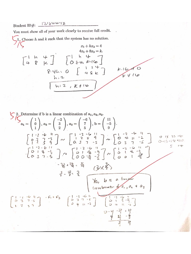 MATH 3A W15: Quiz 1 | PDF