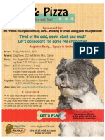 Pups and Pizza Flyer 