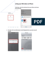 RSA Iphone and VPN Setup