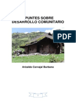 Arizaldo Carvajal Libro Apuntes Sobre Desarrollo Comunitario