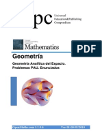 (Maths) 3.6 Geometria Espacio PAU Enunciados