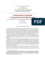 A Alternativa Rejeitada À Reforma de Mercado de 1965