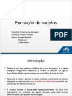 Apresentação Power Point Sarjetas 